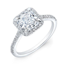 2.23 Carats Diamond Engagement Ring Halo