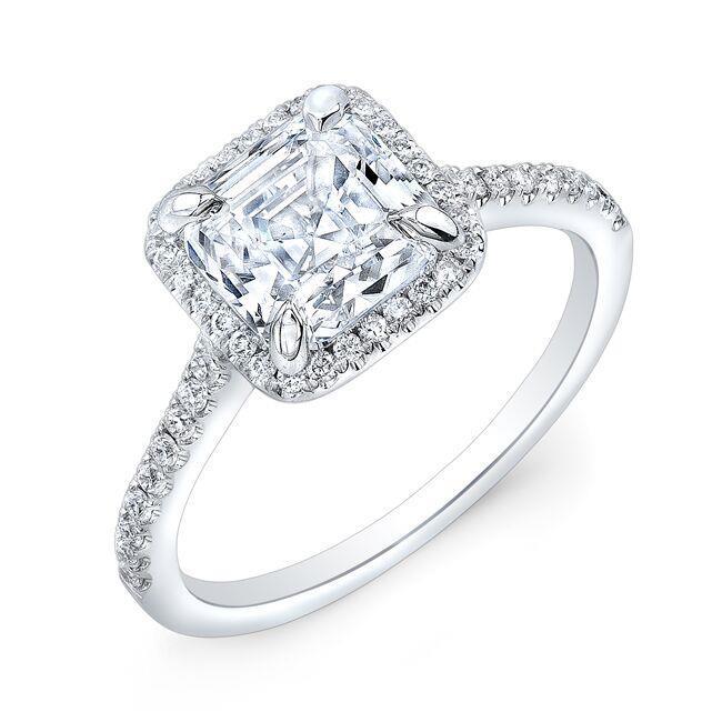 Anel de noivado de diamante de 2.23 quilates Halo - harrychadent.pt