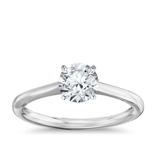 Solitário de 2.25 quilates espumante anel de diamante com corte redondo - harrychadent.pt