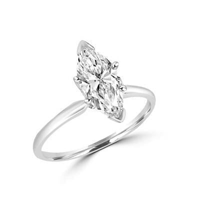 Diamante de noivado solitário anel de 2.25 quilates em ouro branco 14K - harrychadent.pt