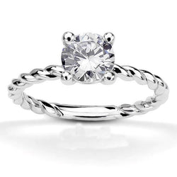 2.25 Ct Round Brilliant Cut Diamond Wedding Solitaire Ring
