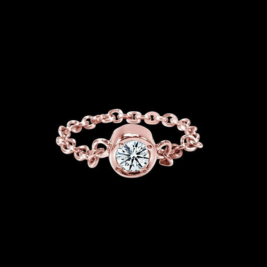 Pulseira de diamante de 2,5 quilates estilo corrente rosa ouro a ouro rosa - harrychadent.pt