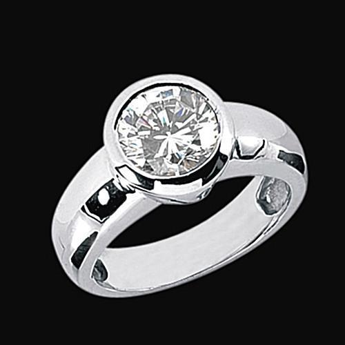 Diamante de 2.51 quilates anel solitário H Si1 joias masculinas - harrychadent.pt