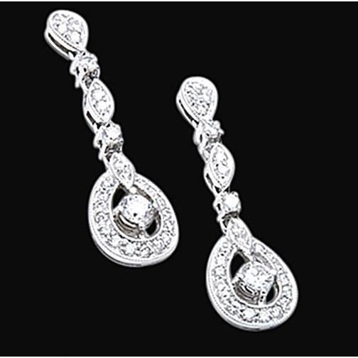 Par de brincos lustre de diamante de 2.50 quilates lindo brinco de diamante - harrychadent.pt