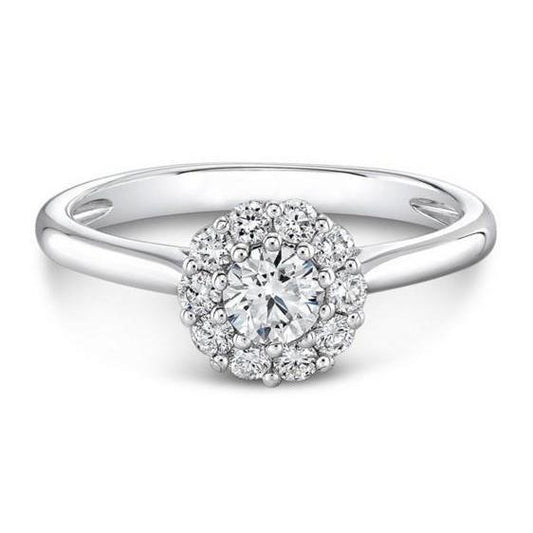 Anel de noivado com diamante de 2.50 quilates joias de halo - harrychadent.pt