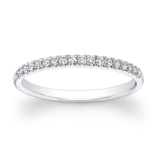 Aliança de casamento de diamante redondo brilhante de corte brilhante de 2,70 ct ouro branco 14K - harrychadent.pt