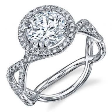 Anel de aniversário de casamento de diamante de ouro branco de 2.75 quilates de 14K - harrychadent.pt