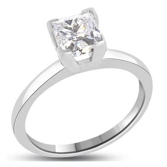 Anel de casamento de diamante brilhante de 2.75 quilates princesa cut - harrychadent.pt