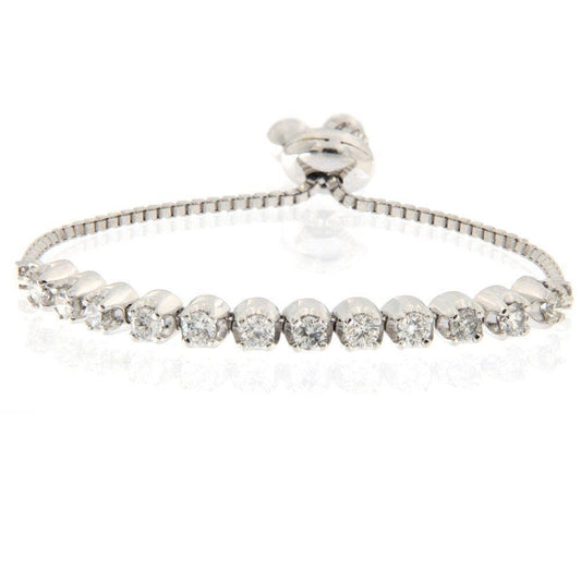 Conjunto de pinos de diamante redondos de 3 quilates pulseira de ouro maciço 14K - harrychadent.pt