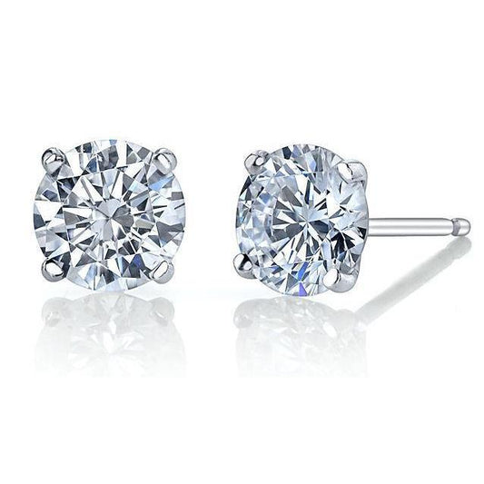 3 Ct Brincos De Diamante