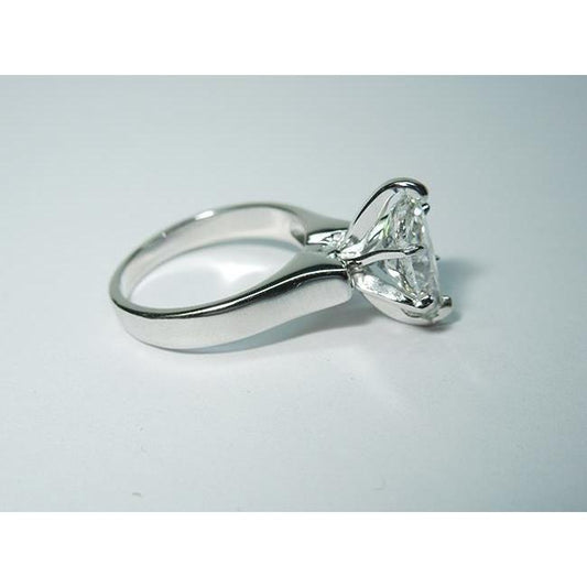 Joias femininas de anel solitário de diamante de 3.01 quilates Marquise - harrychadent.pt