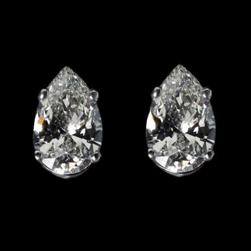 Pregos de diamante de 3.51 quilates com corte de pêra - harrychadent.pt
