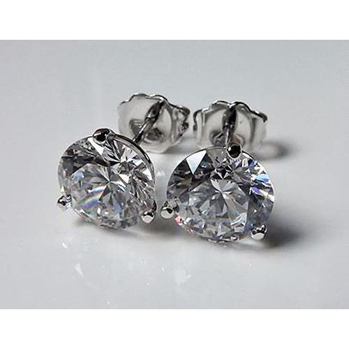 4 Ct Brincos De Diamante