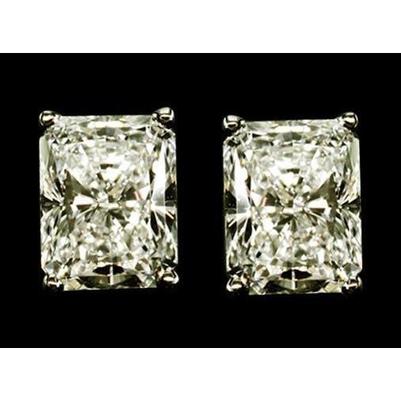 4 Ct. Brinco de Diamante em Ouro Branco Brinco de Diamante - harrychadent.pt