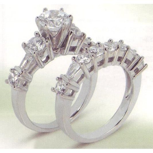 4.11 Conjunto de anel de noivado de diamante de quilates - harrychadent.pt