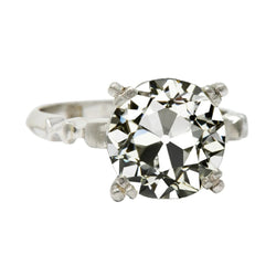 5 Carat Round Diamond Jewelry Solitaire Ring