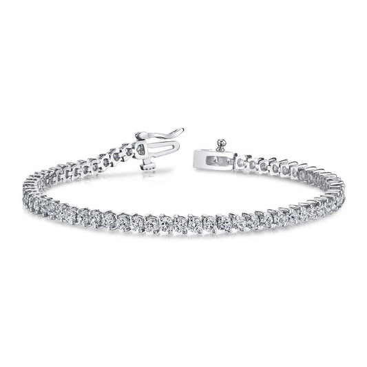Pulseira de tênis de diamante redondo de 6 quilates joias para senhora - harrychadent.pt