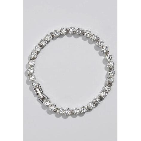 Conjunto de moldura redonda brilhante com moldura redonda de 7.50 quilates e pulseira de diamante cintilante - harrychadent.pt