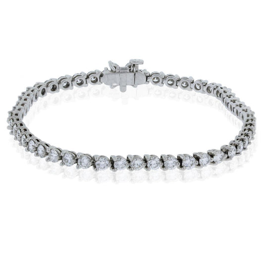 Pulseira de tênis de 7.50 quilates em ouro branco 14K - harrychadent.pt