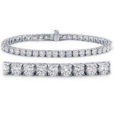 Pulseira de tênis de diamantes redondos brilhantes de 8.40 quilates - harrychadent.pt