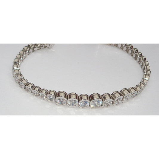 Pulseira de tênis de diamante de 8.80 quilates x moldura graduada - harrychadent.pt