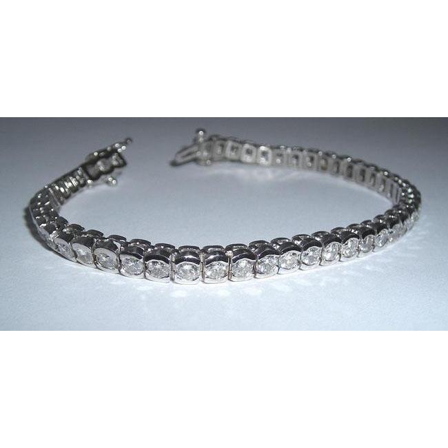 Conjunto de joias com pulseira de tênis de diamantes de 9.60 quilates - harrychadent.pt