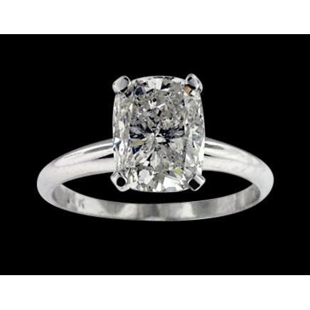 Anel Solitaire Big Radiant Cut Diamond 3.01 quilates - harrychadent.pt