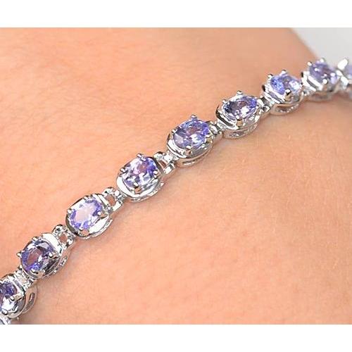 Conjunto de pulseira de tênis de diamante azul safira com pino e joias de 18 quilates - harrychadent.pt