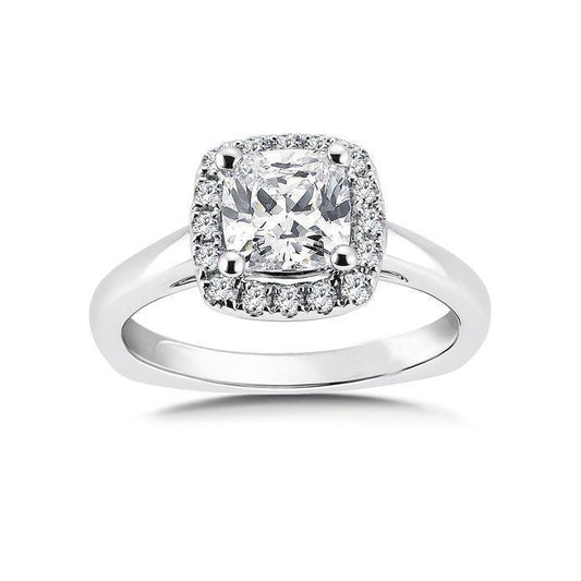 Almofada e anel de noivado redondo de diamantes de 2.40 quilates - harrychadent.pt