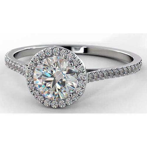 Anel de noivado de diamante halo joias femininas de 2.75 quilates - harrychadent.pt