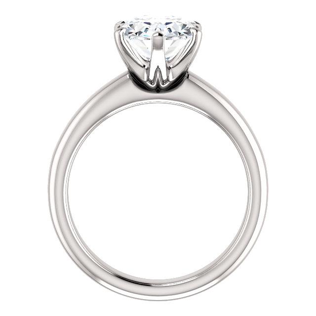 Diamante Solitaire Anel de noivado 5.10 Quilates de fixação de pontas de joias - harrychadent.pt