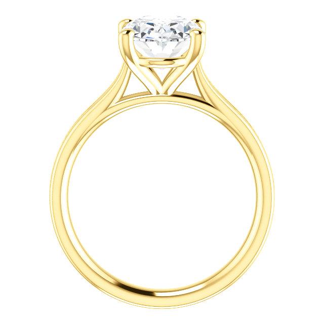 Diamante Solitaire Ring 5 quilates feminino ouro joias novas - harrychadent.pt