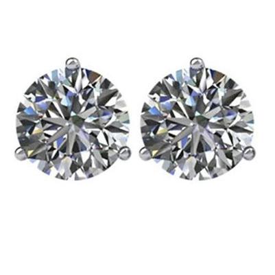 Brincos de diamante de 2 quilates feminino joias ouro branco 14K - harrychadent.pt