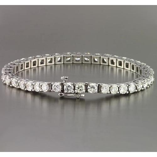 Pulseira de tênis de diamante 10 quilates em ouro branco nova - harrychadent.pt