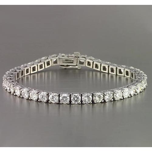 Pulseira de tênis de diamante 10 quilates em ouro branco nova - harrychadent.pt