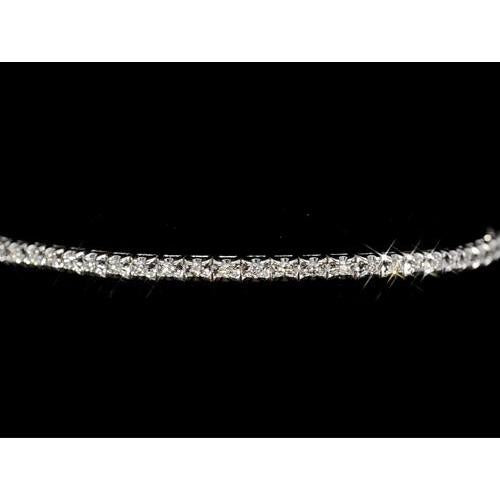 Pulseira de tênis de diamante de 4 quilates Conjunto de pontas de joias femininas - harrychadent.pt