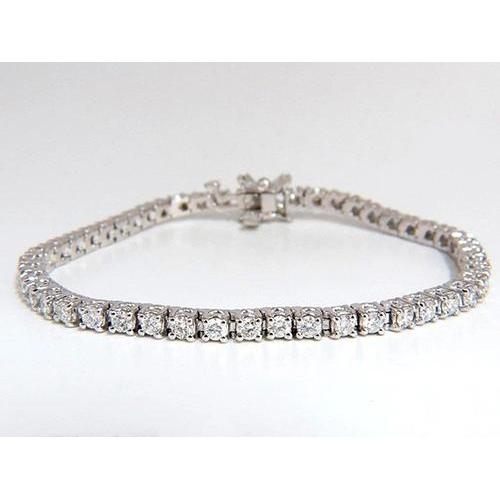 Feminina Diamante Verdadeiro Pulseira