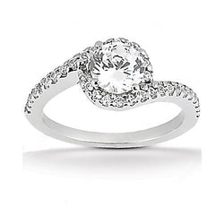Diamond Wedding Ring Solitaire Engagement With Accents 2 Ct. Women Jewelry New