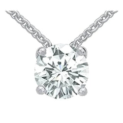 Genuine Diamond Solitaire Necklace