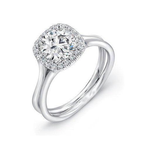 Anel de noivado Halo Diamante redondo de 1.72 quilates - harrychadent.pt