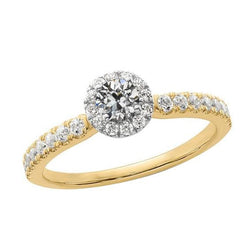 Ladies Jewelry Halo Old Mine Cut Diamond Ring Fishtail Set 2.75 Carats