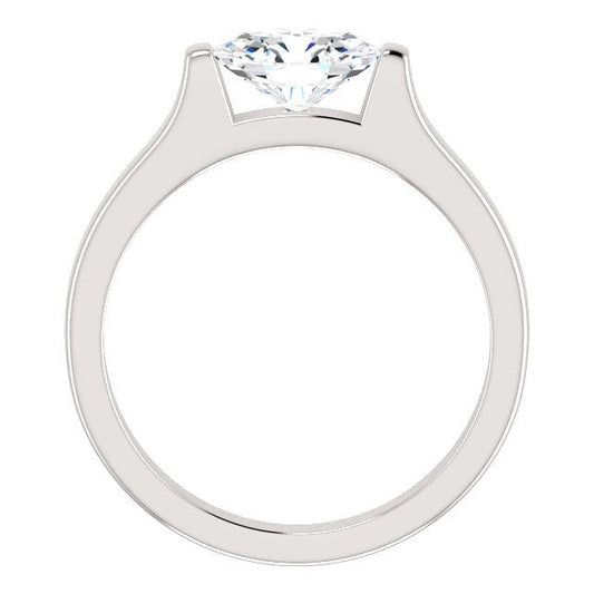 Anel de noivado de diamante oval Solitaire 4 quilates ouro branco - harrychadent.pt