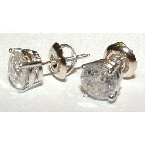 Platinum 1.51 quilates Diamond Studs - harrychadent.pt