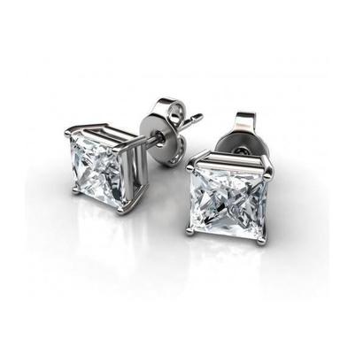 Radiant Cut Diamonds Studs brincos 4.00 quilates - harrychadent.pt