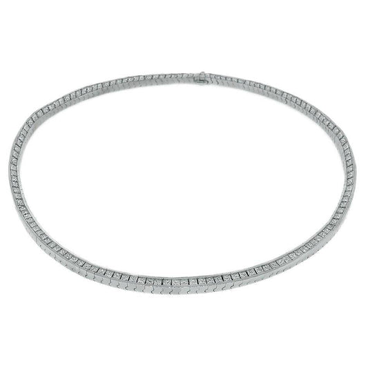 Colar Princess Diamond Channel 12 quilates joias femininas novas - harrychadent.pt