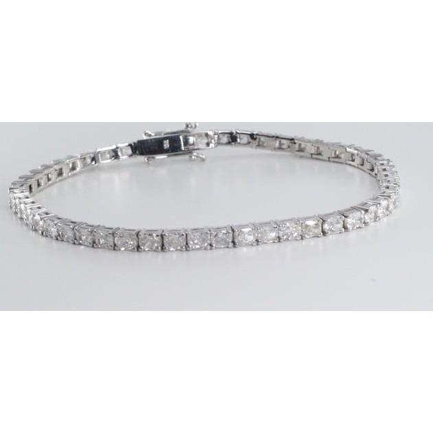 Conjunto de pontas de bracelete de tênis de diamantes de corte radiante 7.50 quilates WG14K - harrychadent.pt