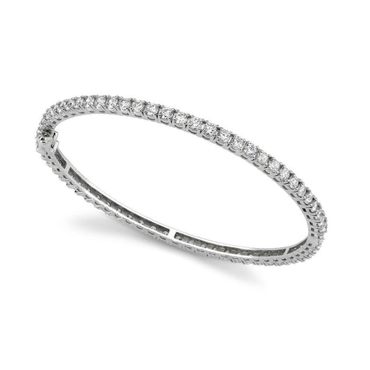 Conjunto de pontas de diamante redondo feminino pulseira de ouro branco 14K 6,20 Ct - harrychadent.pt