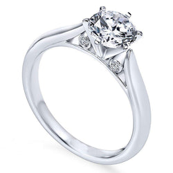 Round Brilliant Cut 2 Carat Diamond Engagement Ring