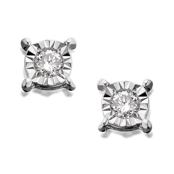 Brincos Lady Studs com diamantes lapidação redonda 1,70 ct montagem lapidação diamante brilhante