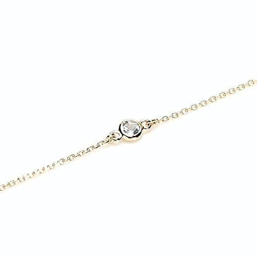 Pulseira de diamante redondo de 1 quilate F Vs1 joias novas - harrychadent.pt